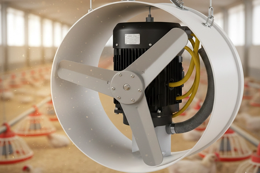 عیبیابی فن سیرکوله برای مرغداری