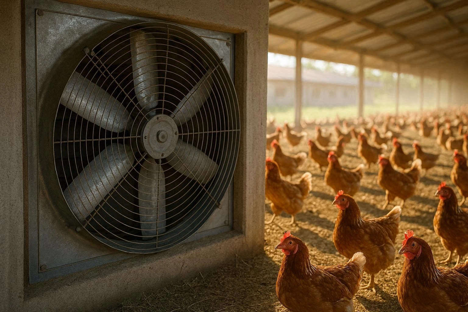 انتخاب فن اگزاست مرغداری