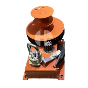 وینچ کتابی سنگین گیربکسی فولادی مخصوص مرغداری و گلخانه
