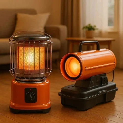 مقایسه هیتر تابشی با جت هیتر